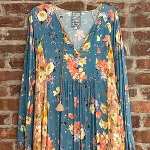 Johnny Was Multicolor Maxi Dress